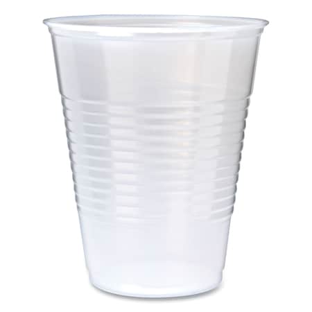 Fabri-Kal RK Ribbed Cold Drink Cups, 9 oz, Clear, 2500PK 9508024